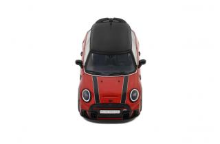 MINI COOPER S JCW PACKAGE RED 2021 OttO mobile 1:18 Resinemodell (Türen, Motorhaube... nicht zu öffnen!)